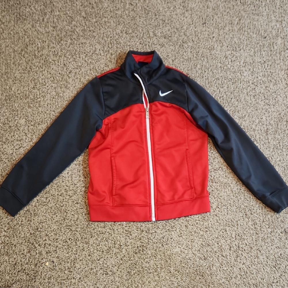 Nike Kids Jacket in Red and Gray